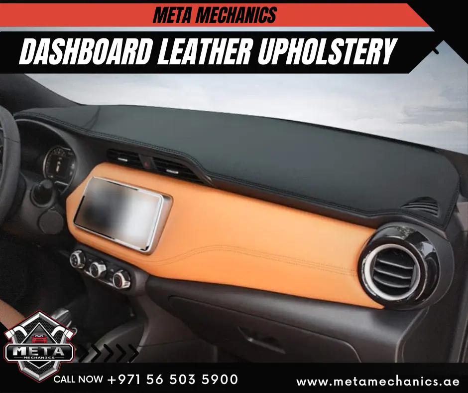 Dashboard Leather Upholstery