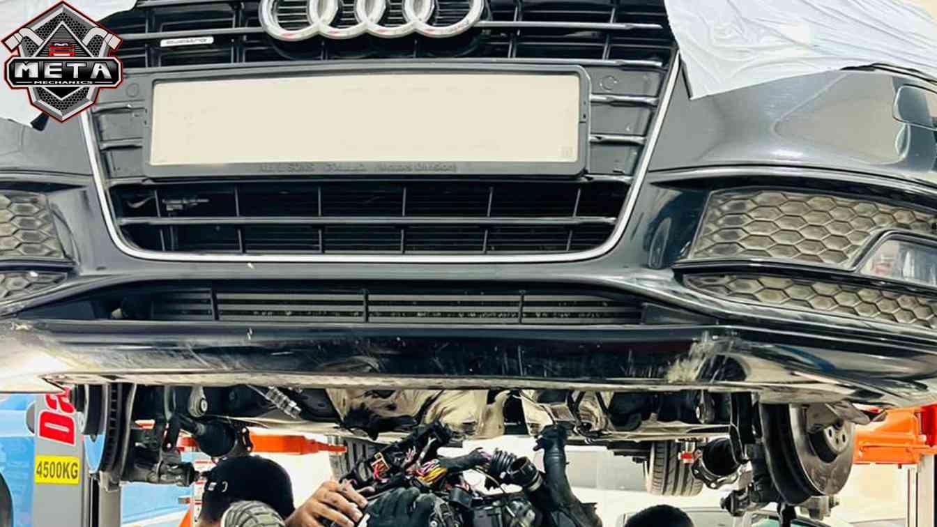 Audi A6 Bumper Replacement and Comprehensive Inspection